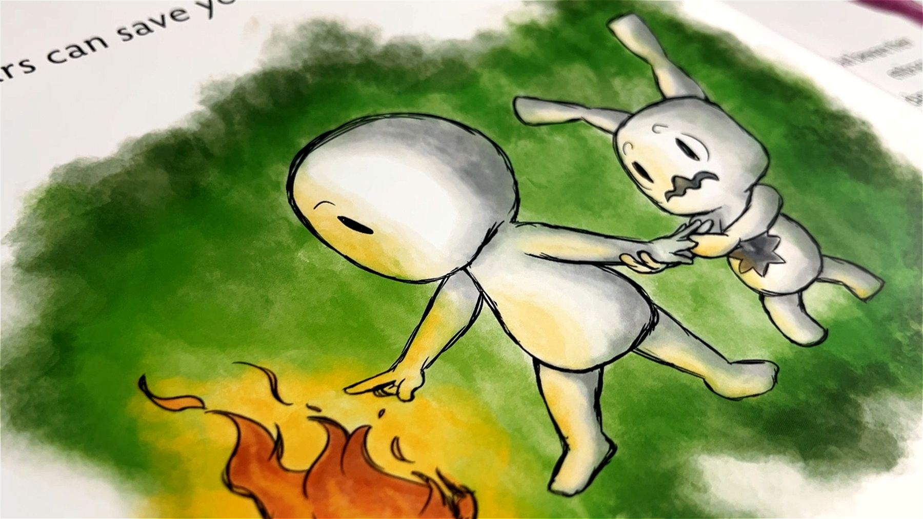Fear helping with a difficult feeling from Please Don’t Feed the Fears